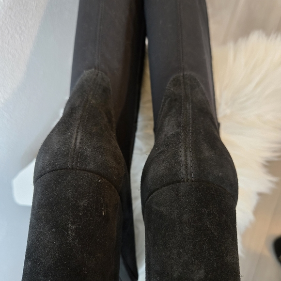 La Canadienne OTK Boots Black Sued Sz 6.5 New - Picture 9 of 11